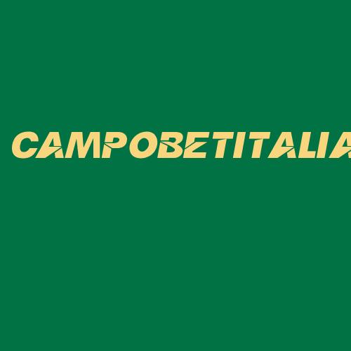 Logo da CAMPOBETITALIA