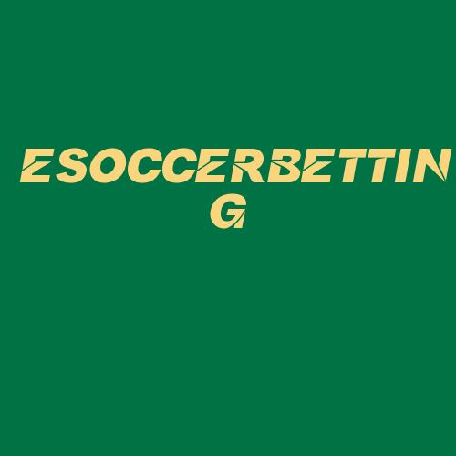 Logo da ESOCCERBETTING